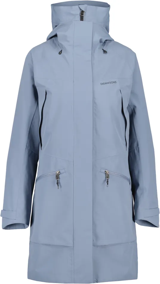 Ilma Parka Glacial Blue Women Didriksons Spring Jackets
