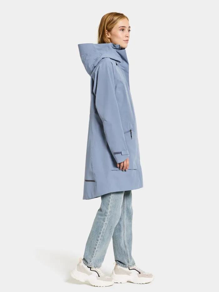 Ilma Parka Glacial Blue Women Didriksons Spring Jackets