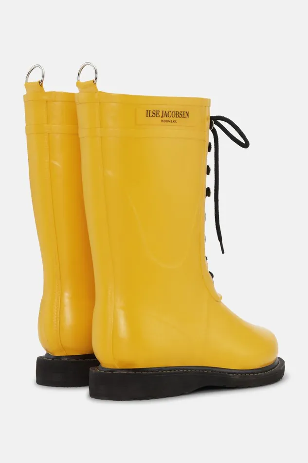 Ilse Jacobsen 34 Rubber Boots 8211 Cyber Yellow Women Rainboots Medium