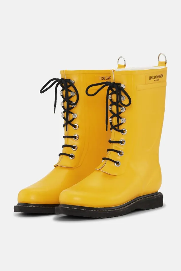 Ilse Jacobsen 34 Rubber Boots 8211 Cyber Yellow Women Rainboots Medium
