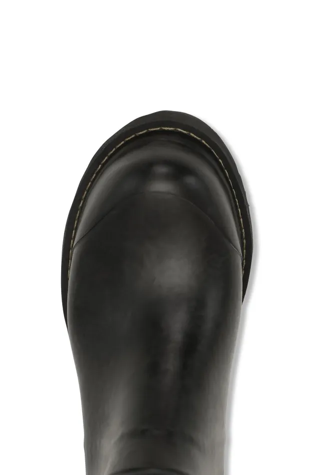 Ilse Jacobsen 34 Rubber Boots With Zip 8211 Black Women Rainboots Medium
