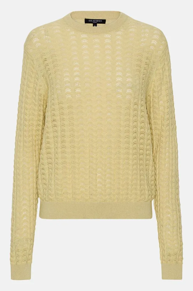 Ilse Jacobsen Crew Neck 8211 Olive Grass Women Clothing Ilse Jacobsen Crew Neck 8211 Olive Grass Women Clothing