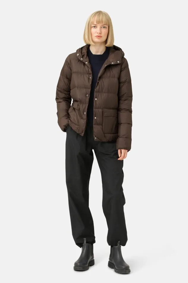 Ilse Jacobsen Down Jacket 8211 Chocolate Brown Women Jackets And Coats