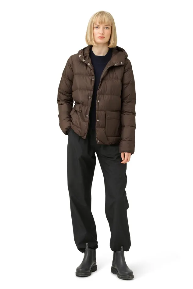 Ilse Jacobsen Down Jacket 8211 Chocolate Brown Women Jackets And Coats