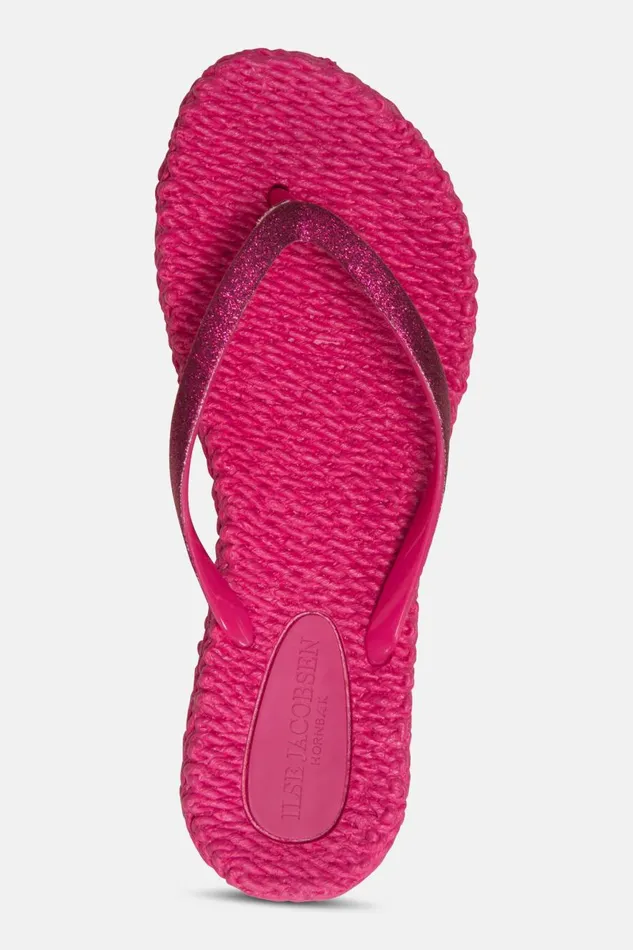 Ilse Jacobsen Flip Flop With Glitter 8211 Warm Pink Women Flip Flops Ilse Jacobsen Flip Flop With Glitter 8211 Warm Pink Women Flip Flops