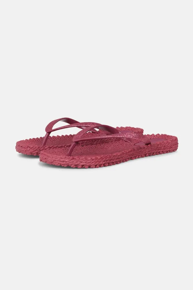 Ilse Jacobsen Flip Flop With Glitter 8211 Wine Women Flip Flops