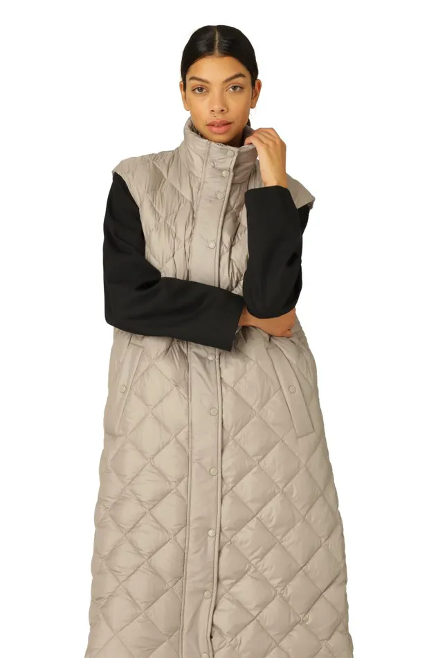 Ilse Jacobsen Long Down Vest 8211 Cobblestone Women Jackets And Coats Ilse Jacobsen Long Down Vest 8211 Cobblestone Women Jackets And Coats