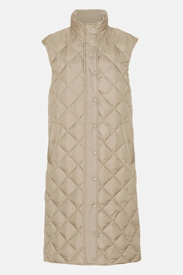 Ilse Jacobsen Long Down Vest 8211 Cobblestone Women Jackets And Coats Ilse Jacobsen Long Down Vest 8211 Cobblestone Women Jackets And Coats