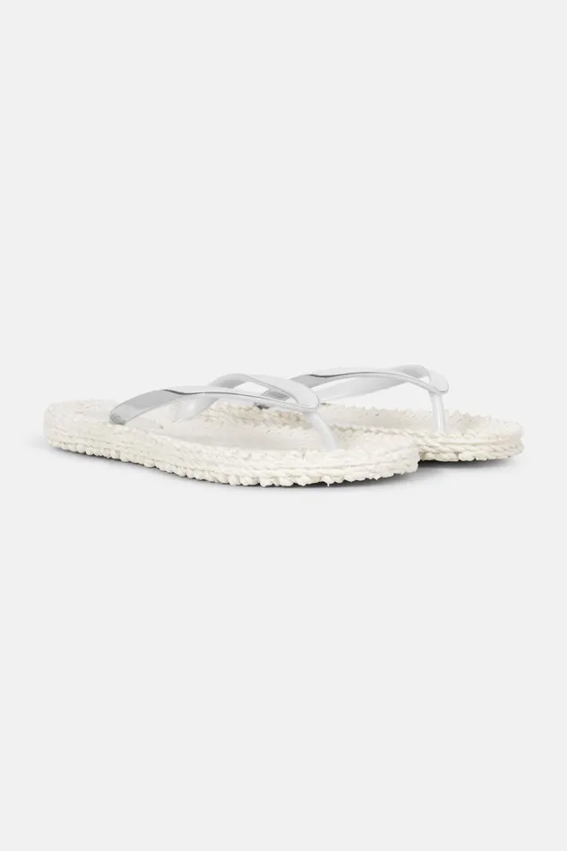 Ilse Jacobsen Metallic Flip Flop 8211 Creme Women Flip Flops
