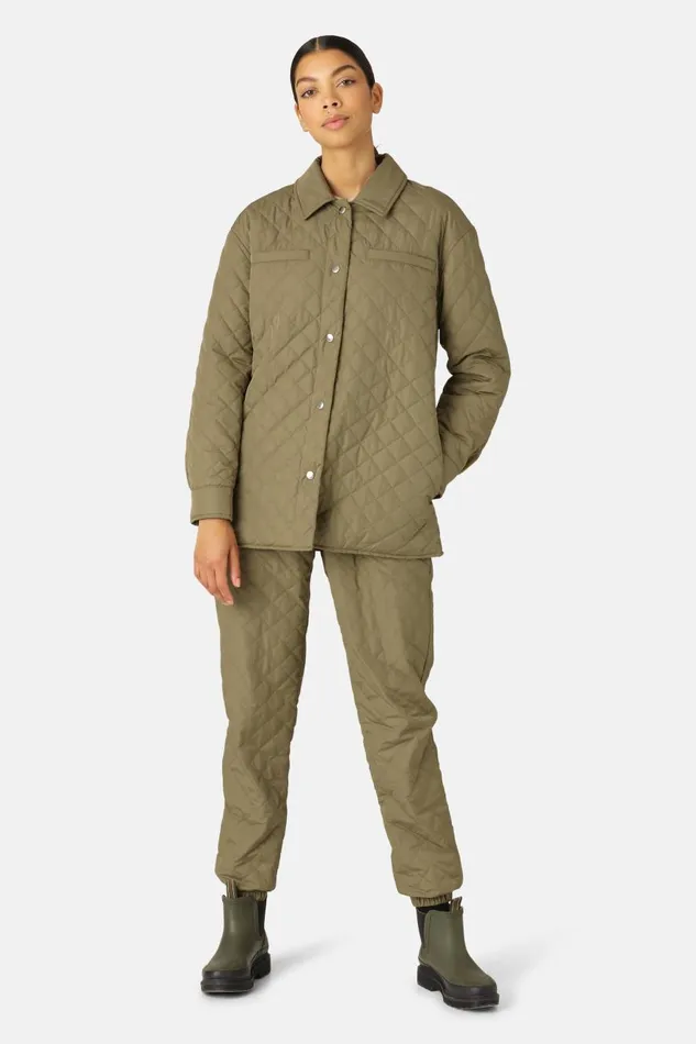 Ilse Jacobsen Quilt Jacket 8211 Sage Women Jackets And Coats
