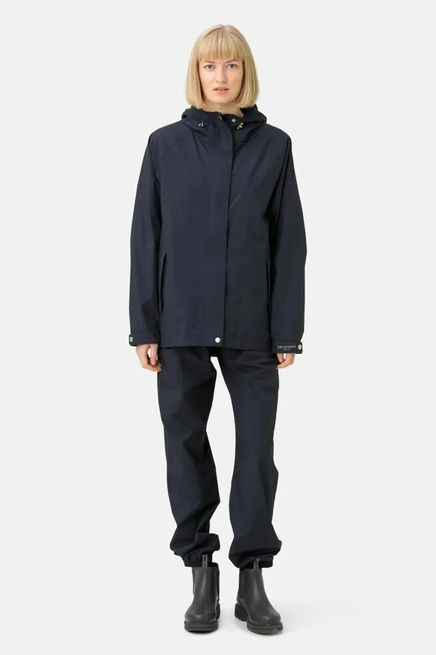 Ilse Jacobsen Rain Jacket 8211 Dark Indigo Women Raincoats