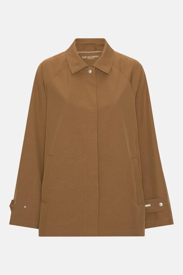 Ilse Jacobsen Rain Jacket 8211 Walnut Women Raincoats