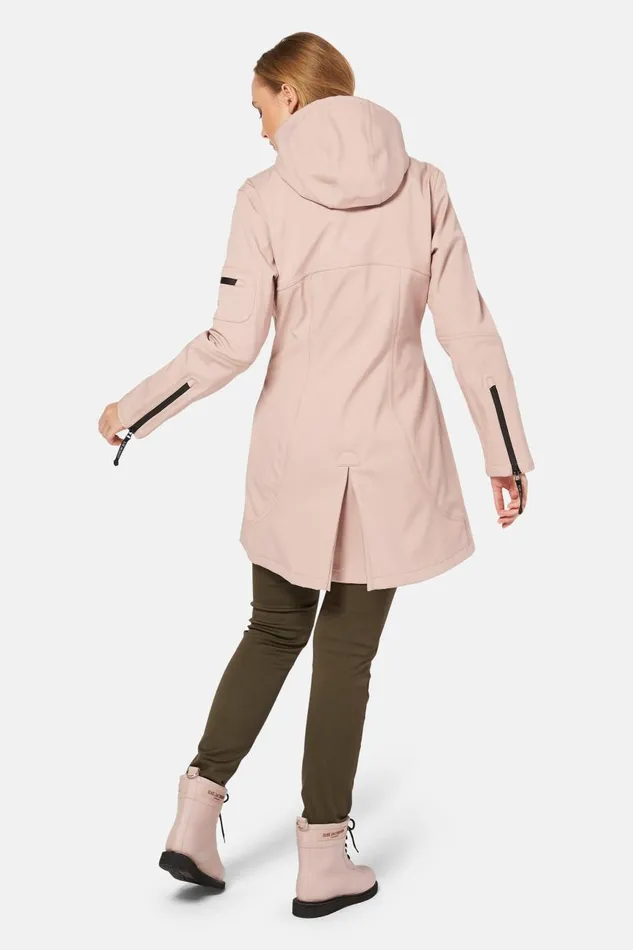 Ilse Jacobsen Raincoat 8211 Adobe Rose Women Raincoats