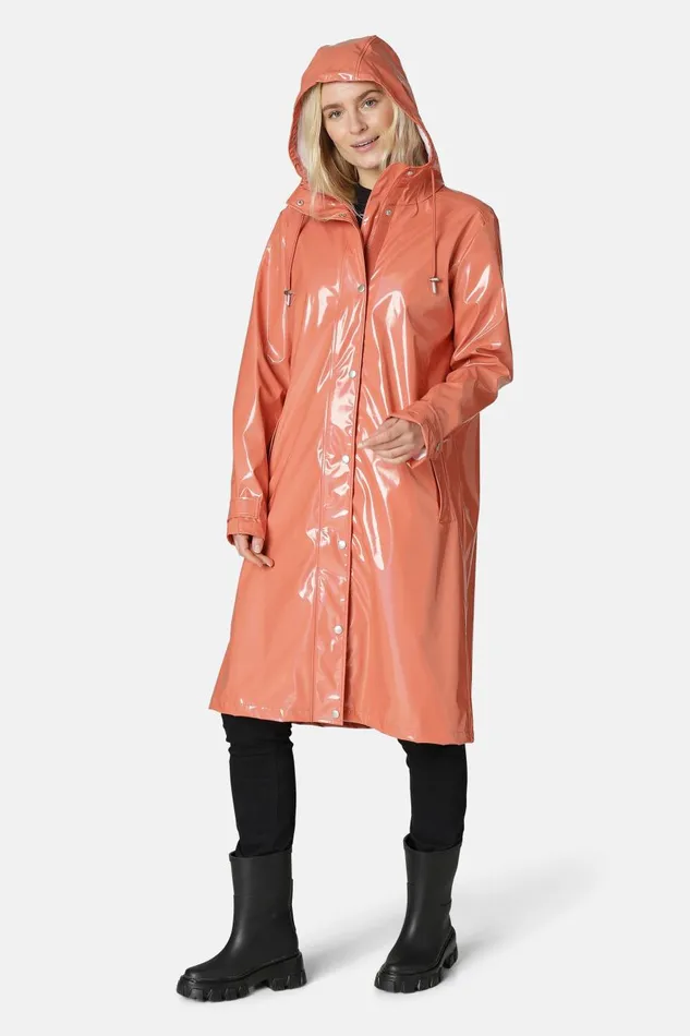Ilse Jacobsen Raincoat 8211 Apricot Women Raincoats