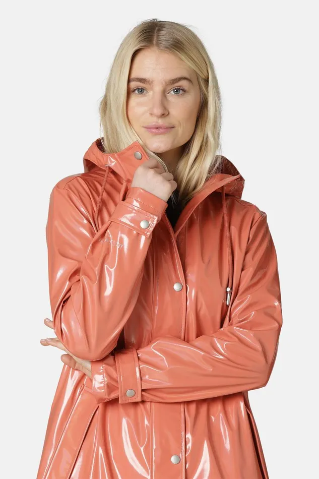 Ilse Jacobsen Raincoat 8211 Apricot Women Raincoats Ilse Jacobsen Raincoat 8211 Apricot Women Raincoats