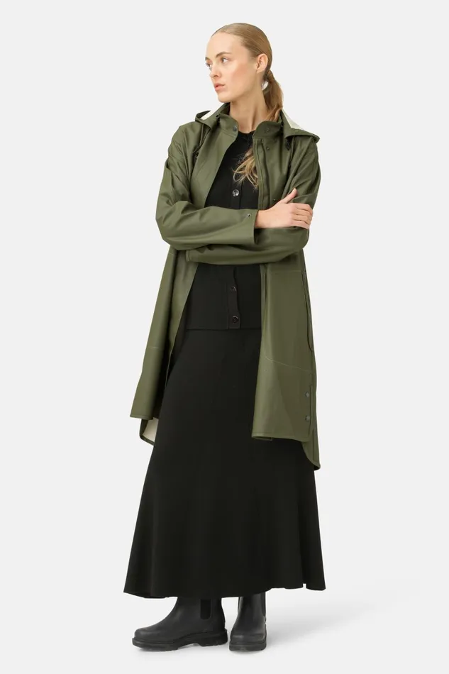 Ilse Jacobsen Raincoat 8211 Army Women Raincoats