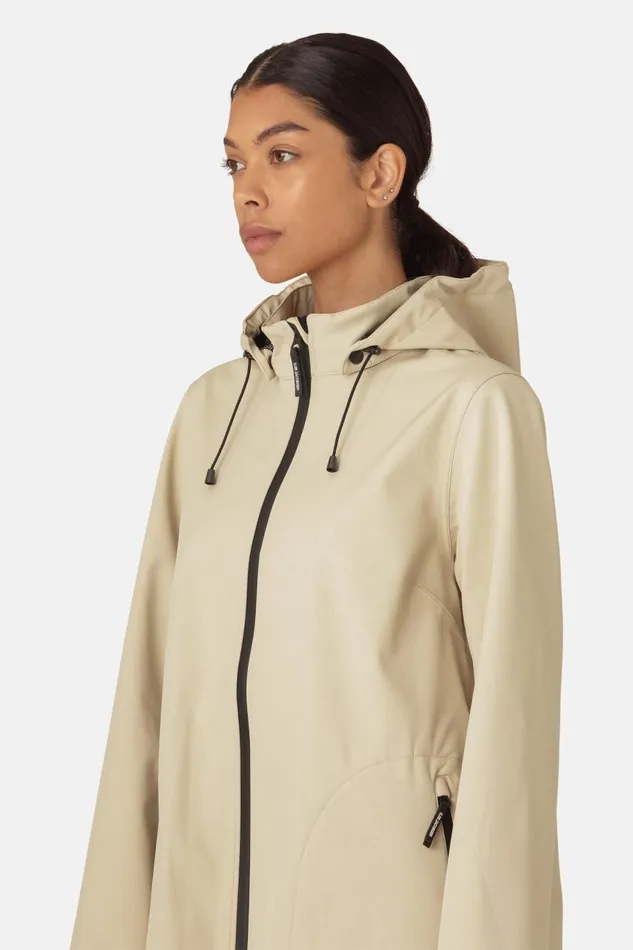 Ilse Jacobsen Raincoat 8211 Beige Women Raincoats