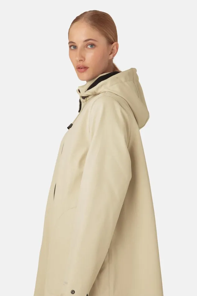 Ilse Jacobsen Raincoat 8211 Beige Women Raincoats