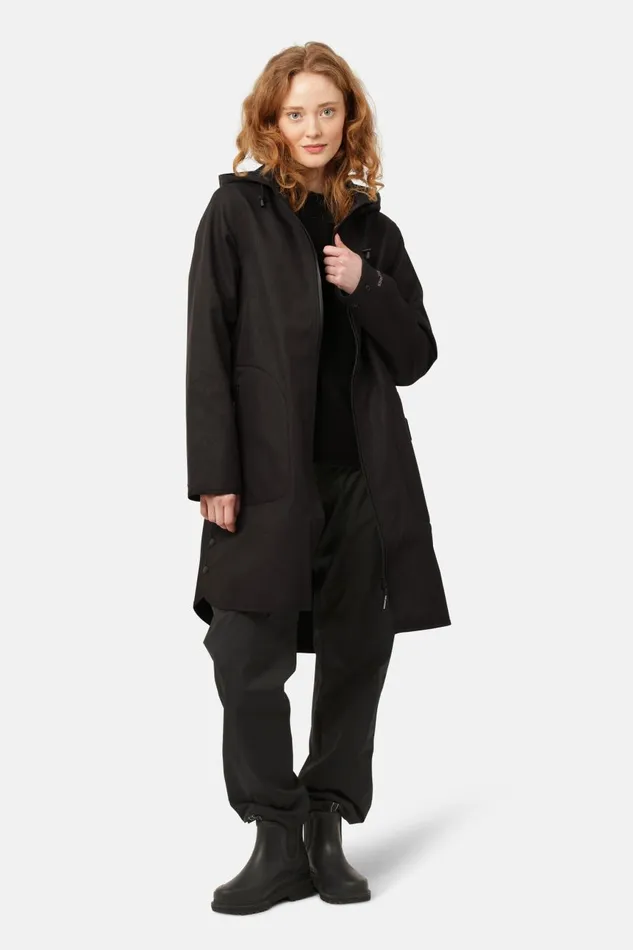 Ilse Jacobsen Raincoat 8211 Black Women Raincoats