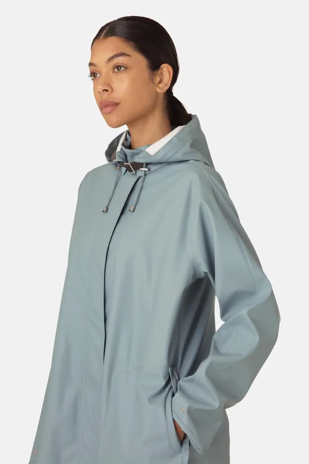 Ilse Jacobsen Raincoat 8211 Blue Cloud Women Raincoats Ilse Jacobsen Raincoat 8211 Blue Cloud Women Raincoats