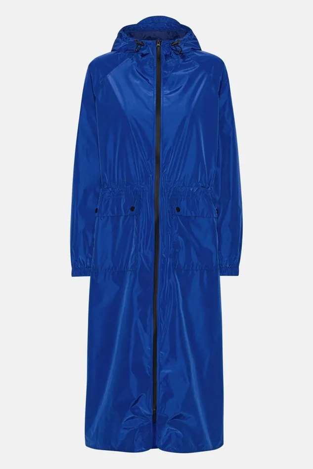 Ilse Jacobsen Raincoat 8211 Blue Web Women Raincoats Ilse Jacobsen Raincoat 8211 Blue Web Women Raincoats