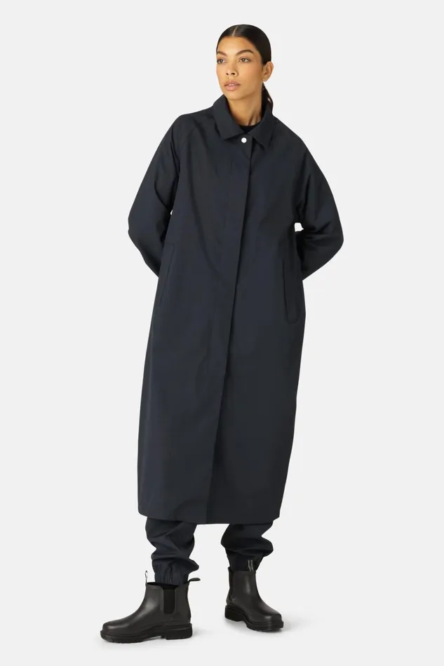 Ilse Jacobsen Raincoat 8211 Dark Indigo Women Raincoats