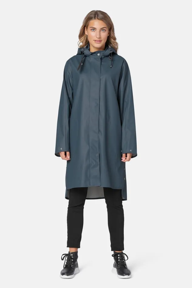 Ilse Jacobsen Raincoat 8211 Orion Blue Women Raincoats