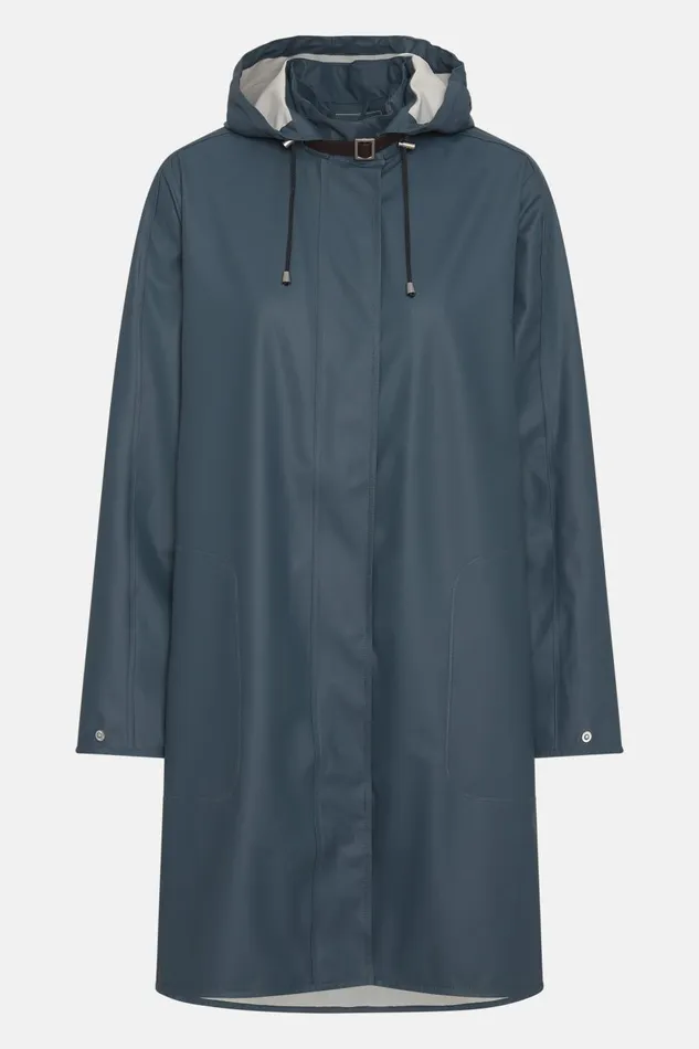 Ilse Jacobsen Raincoat 8211 Orion Blue Women Raincoats