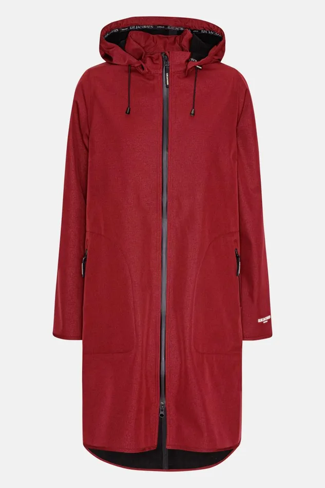 Ilse Jacobsen Raincoat 8211 Rhubarb Women Raincoats