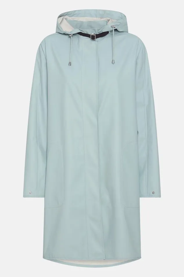 Ilse Jacobsen Raincoat 8211 Sea Foam Women Raincoats