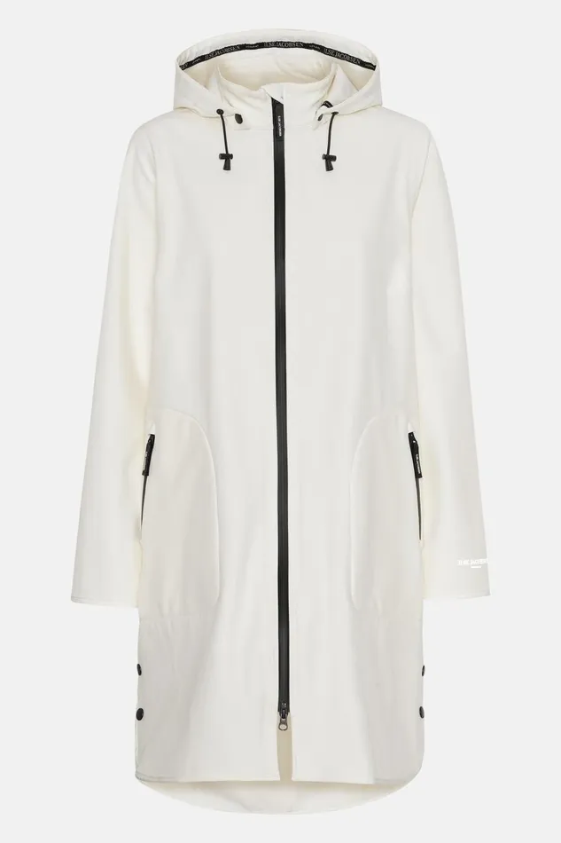 Ilse Jacobsen Raincoat 8211 White Sugar Women Raincoats