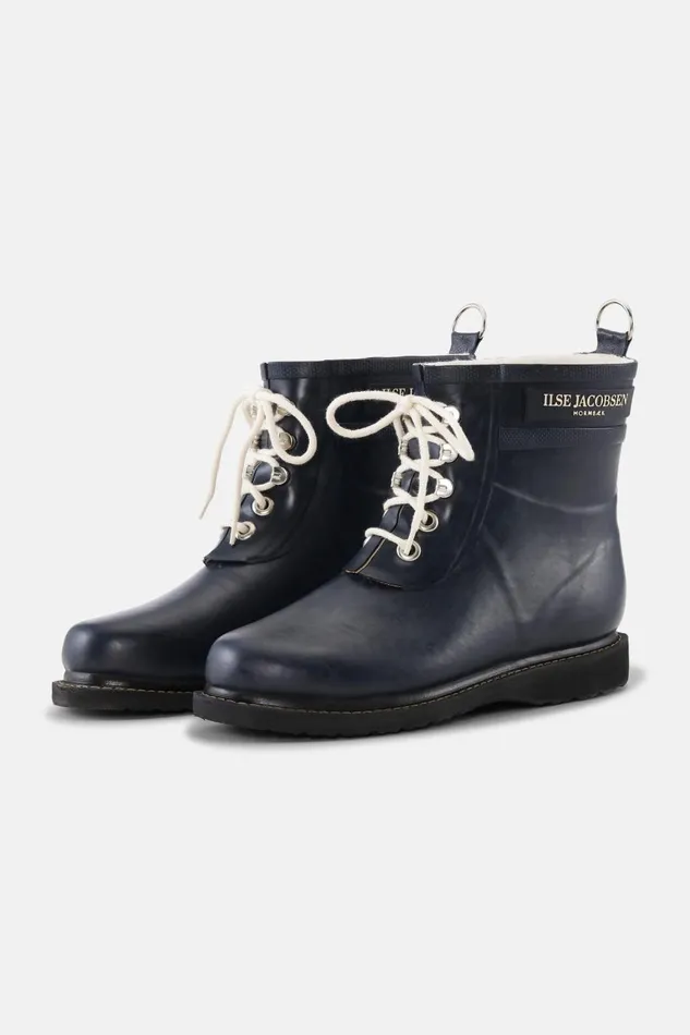 Ilse Jacobsen Short Rubber Boots 8211 Dark Indigo Women Rainboots Short
