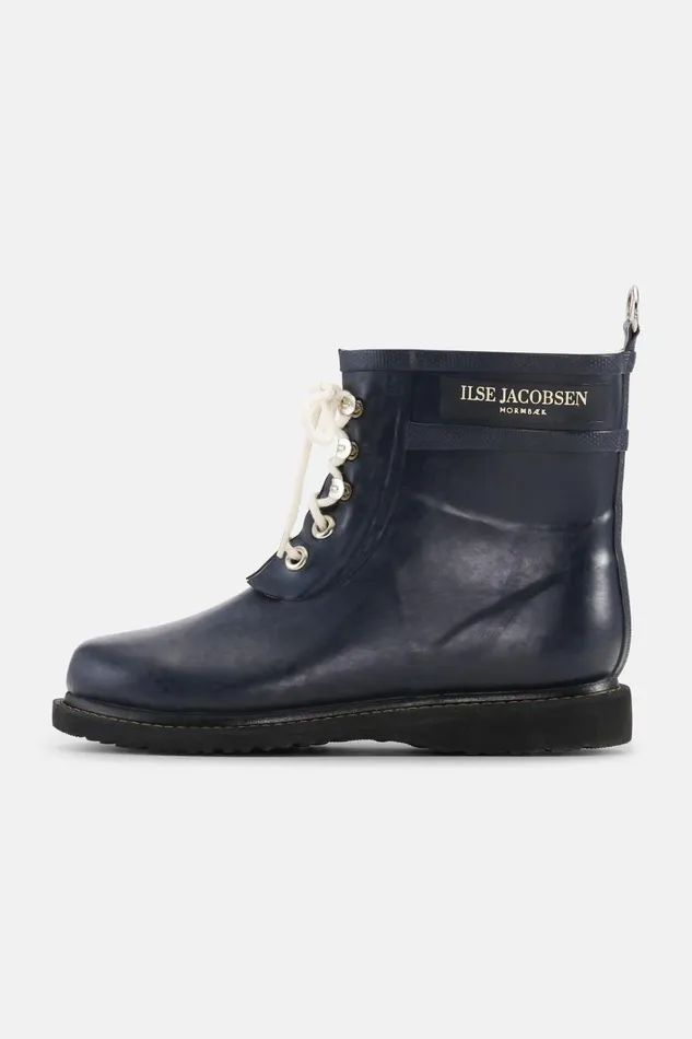 Ilse Jacobsen Short Rubber Boots 8211 Dark Indigo Women Rainboots Short