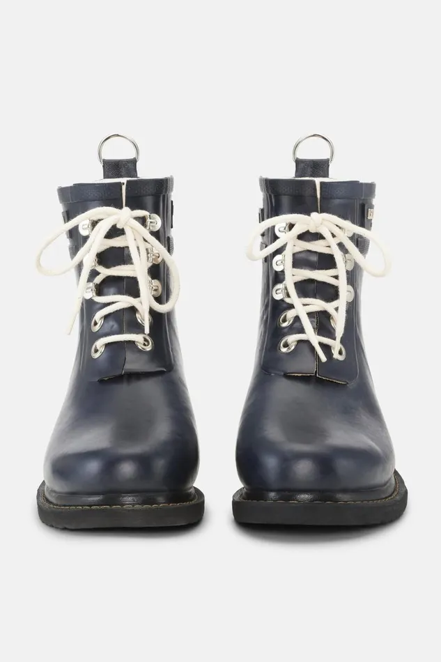 Ilse Jacobsen Short Rubber Boots 8211 Dark Indigo Women Rainboots Short