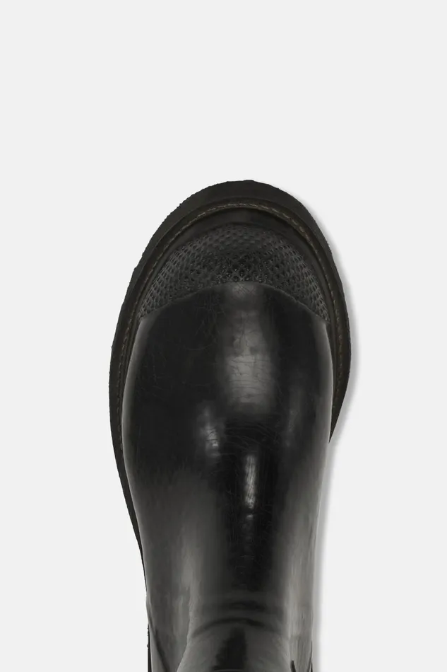 Ilse Jacobsen Short Rubber Boots With High Heel 8211 Black Women Rainboots Short