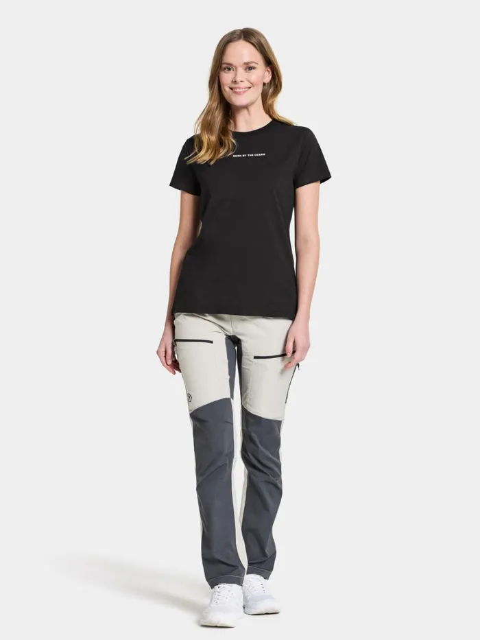 Ingar TShirt Printed Black Women Didriksons Tshirts