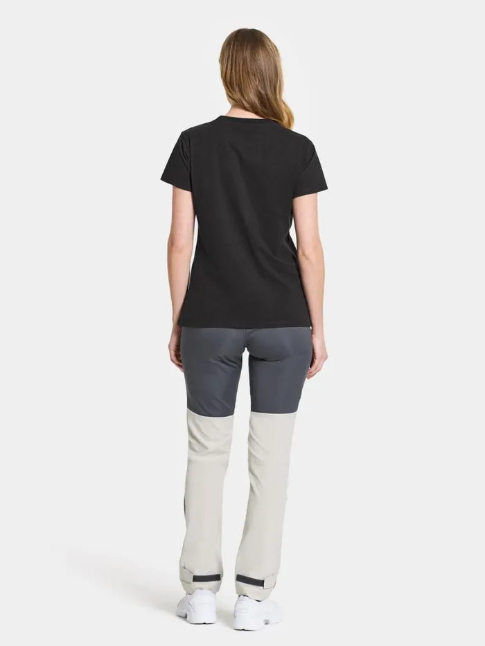 Ingar TShirt Printed Black Women Didriksons Tshirts