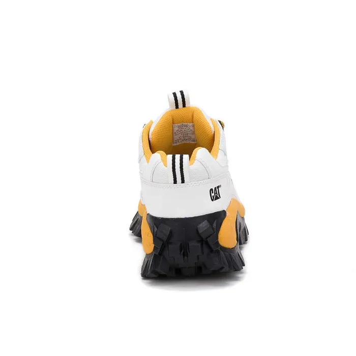 Intruder Shoe White Yellow MenWomen Cat Footwear Chunky Sneakers