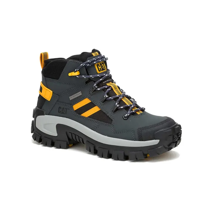 Invader Mid Vent Waterproof Composite Toe Work Boot Dark Shadows Men Cat Footwear Boots