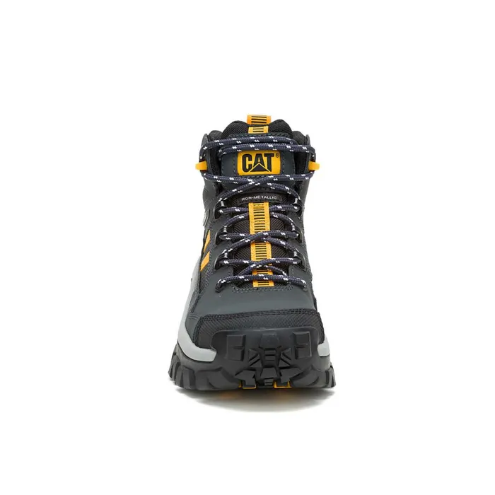 Invader Mid Vent Waterproof Composite Toe Work Boot Dark Shadows Men Cat Footwear Boots