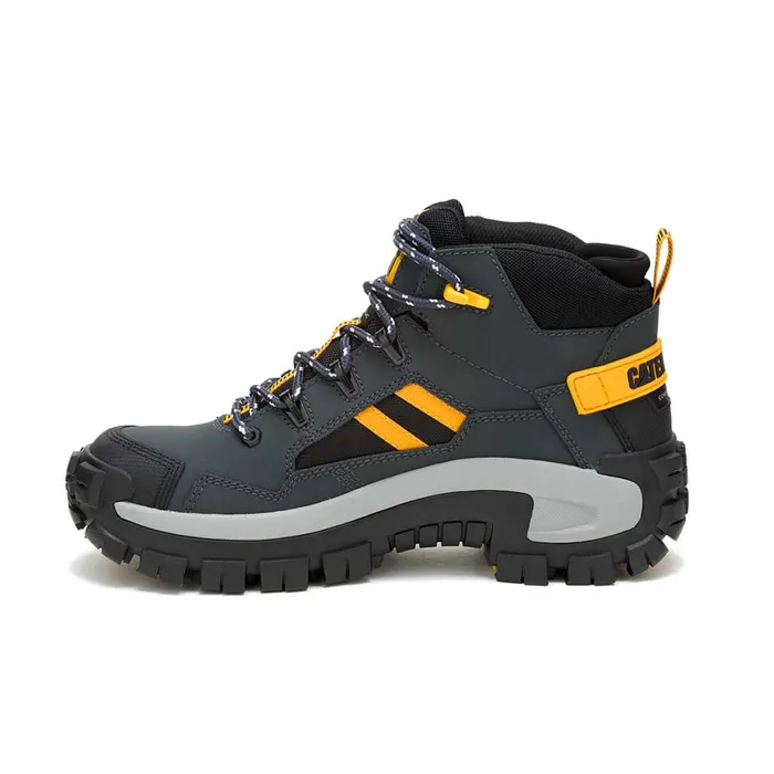 Invader Mid Vent Waterproof Composite Toe Work Boot Dark Shadows Men Cat Footwear Boots