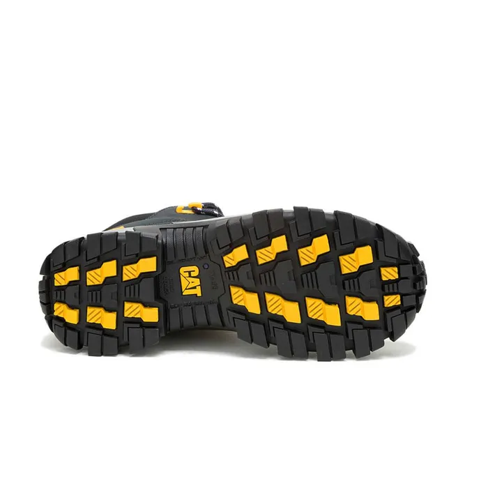 Invader Mid Vent Waterproof Composite Toe Work Boot Dark Shadows Men Cat Footwear Boots