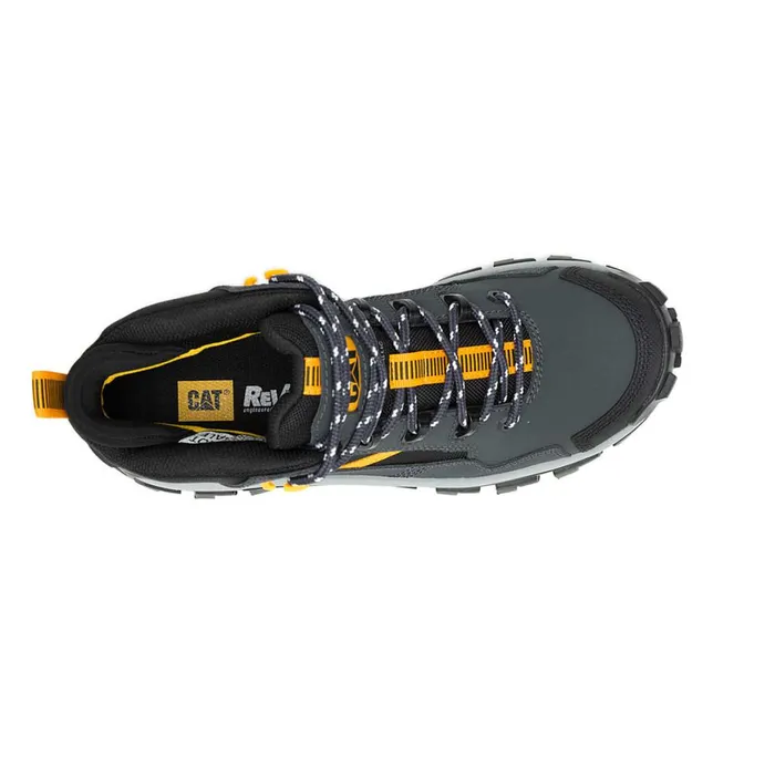 Invader Mid Vent Waterproof Composite Toe Work Boot Dark Shadows Men Cat Footwear Boots