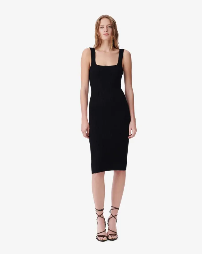 IRO DALINE CASHMERE DRESS Black Women Dresses