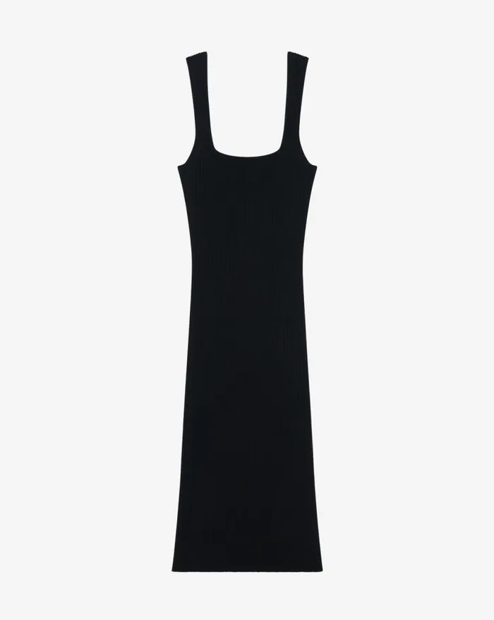 IRO DALINE CASHMERE DRESS Black Women Dresses