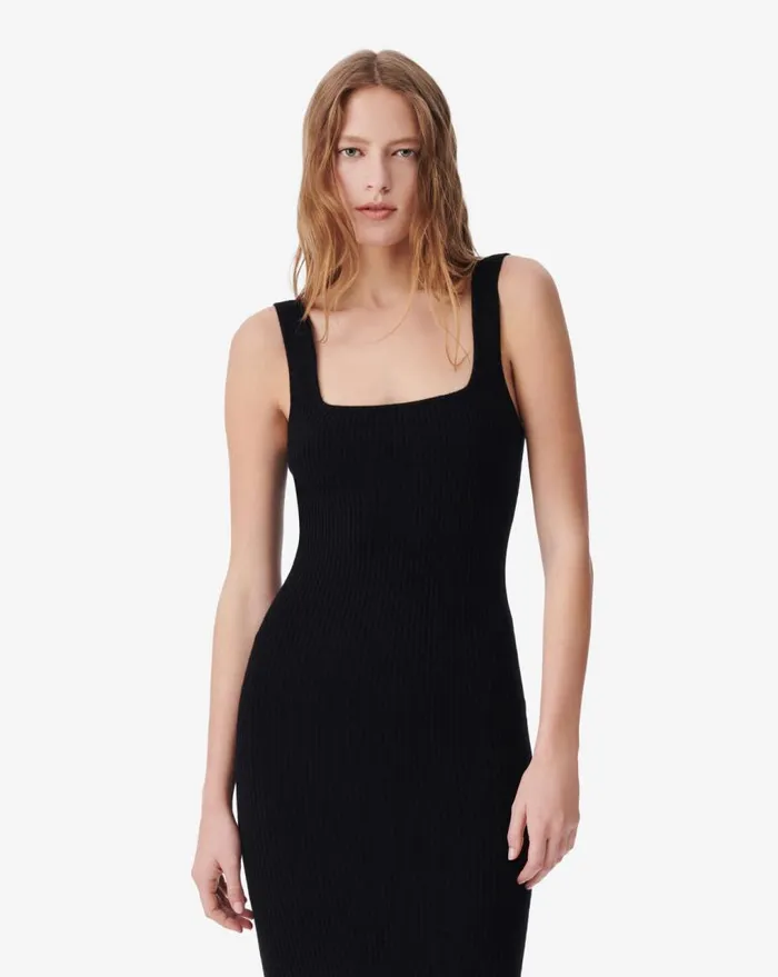 IRO DALINE CASHMERE DRESS Black Women Dresses