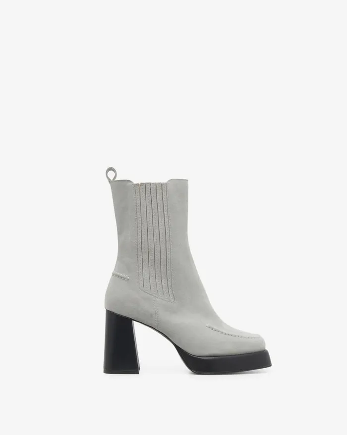 IRO DONA SUEDE PLATFORM ANKLE BOOTS Cloud Women Boots