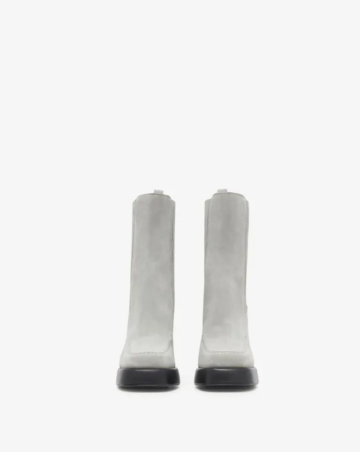 IRO DONA SUEDE PLATFORM ANKLE BOOTS Cloud Women Boots