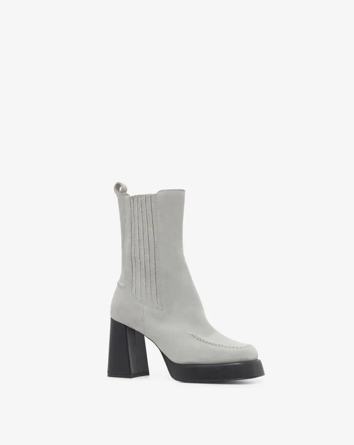IRO DONA SUEDE PLATFORM ANKLE BOOTS Cloud Women Boots