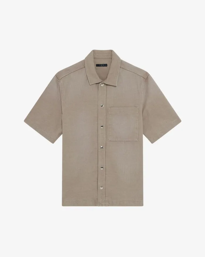 IRO KAMIL DENIM SHIRT Mustard Men Tshirts